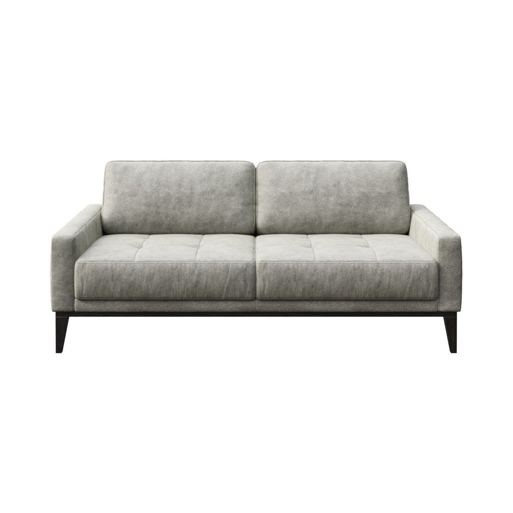 Šedá pohovka z imitace kůže MESONICA Musso Tufted, 173 cm v:964176
