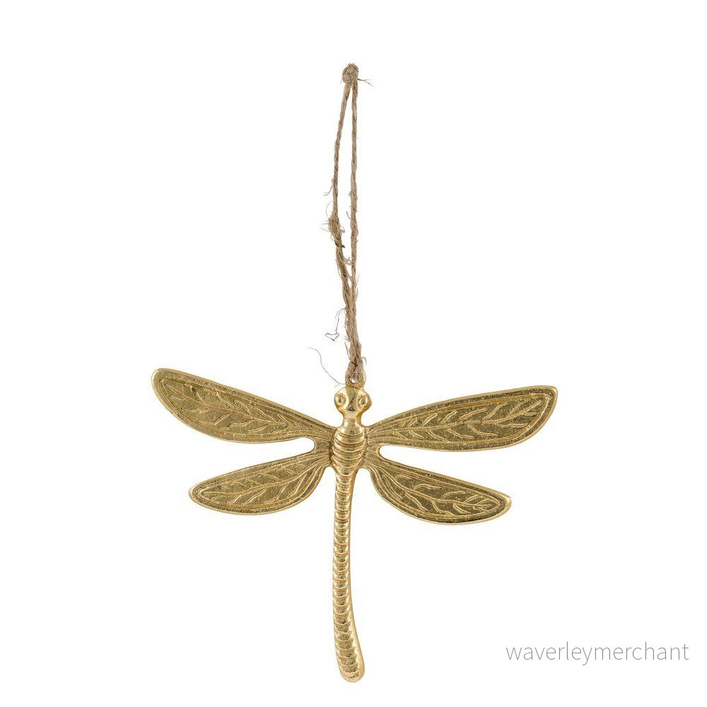 Velikonoční závěsná dekorace ve zlaté barvě Ego Dekor Dragonfly, 15 x 12 cm v:1375155