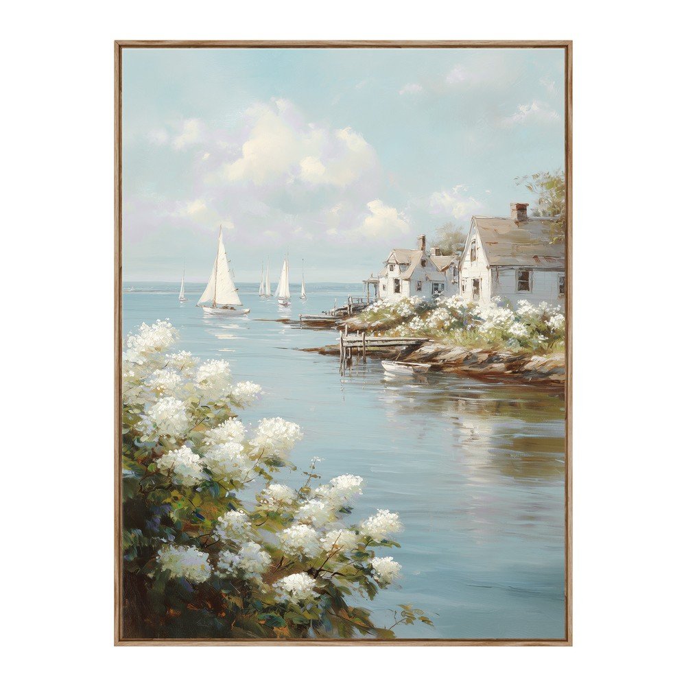 Tištěný obraz s rámem 60x80 cm Quiet Bay – Styler v:1937098