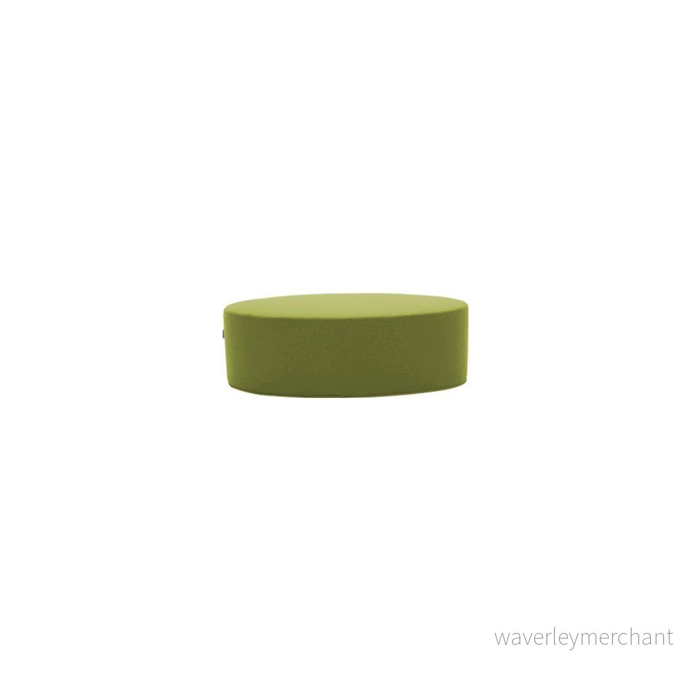 Zelený puf Softline Bon-Bon Felt Melange Lime, délka 100 cm v:1195496