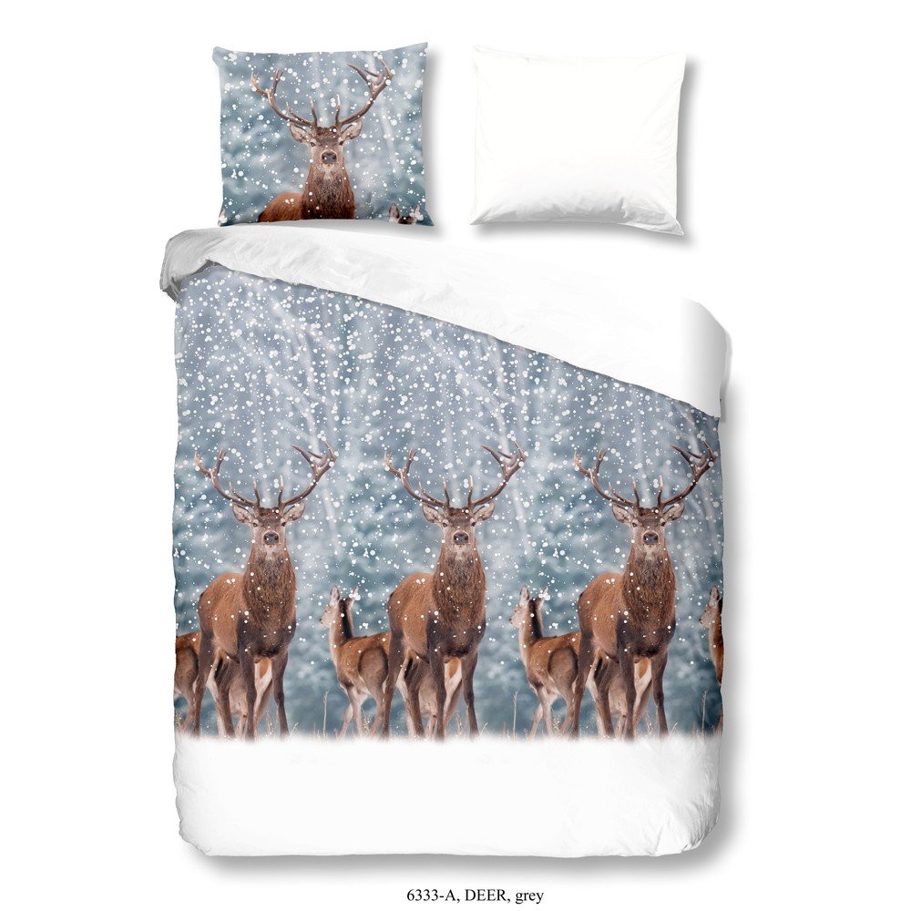 Povlečení na dvoulůžko z bavlny Good Morning Deer German Size, 200 x 200 cm v:1120416