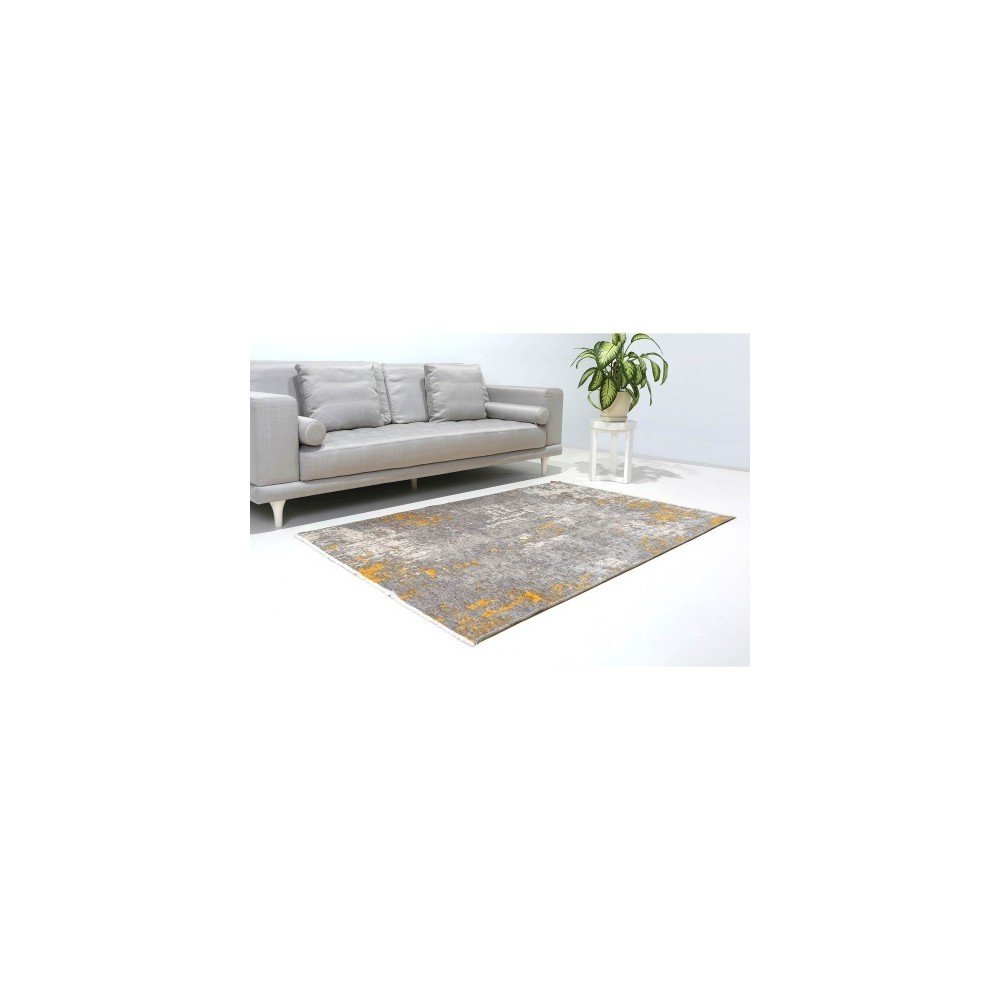 Žlutošedý oboustranný koberec Maylea, 155 x 230 cm v:933172