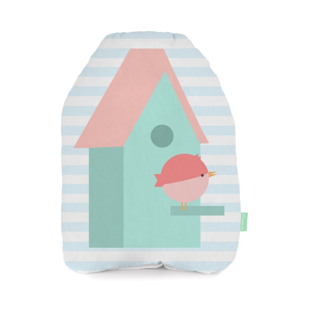 Polštářek z čisté bavlny Happynois Neighbor, 40 x 30 cm v:1141498