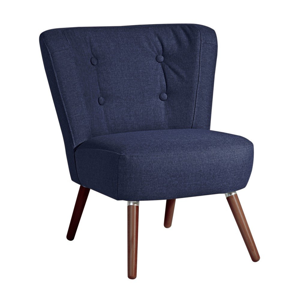 Tmavě modré křeslo Max Winzer Neele Dark Blue v:1056266