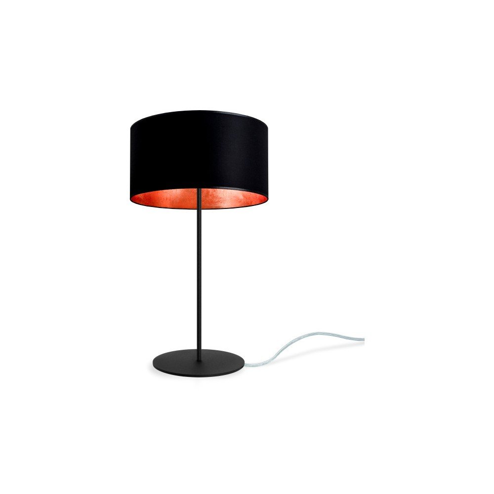 Černo-měděná stolní lampa Bulb Attack Tres, ⌀ 36 cm v:778074
