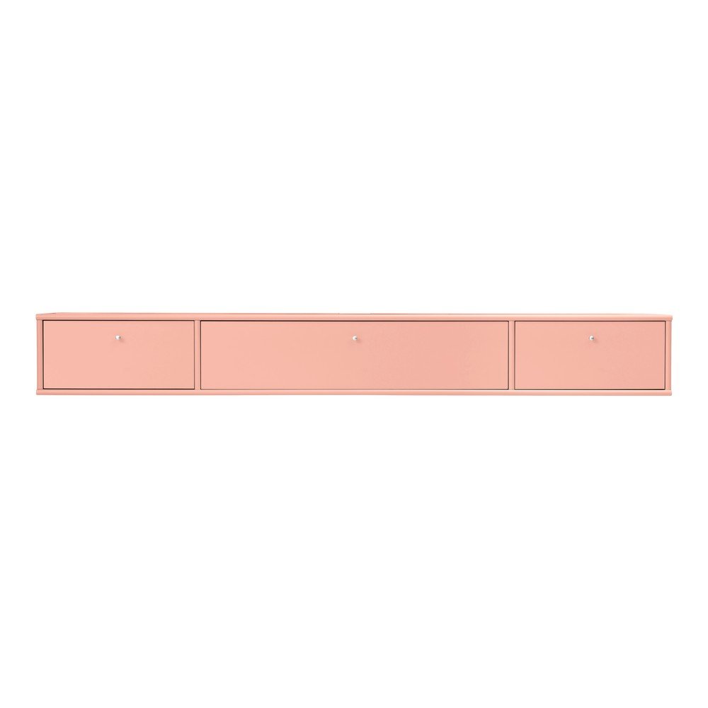 Růžový TV stolek 176x22x32,5 cm Mistral – Hammel Furniture v:1821158