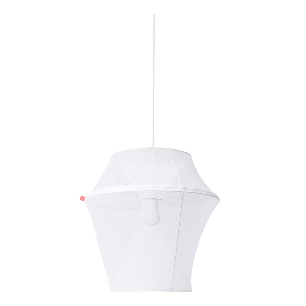 Velká bílá adaptabilní lampa Moire v:725274