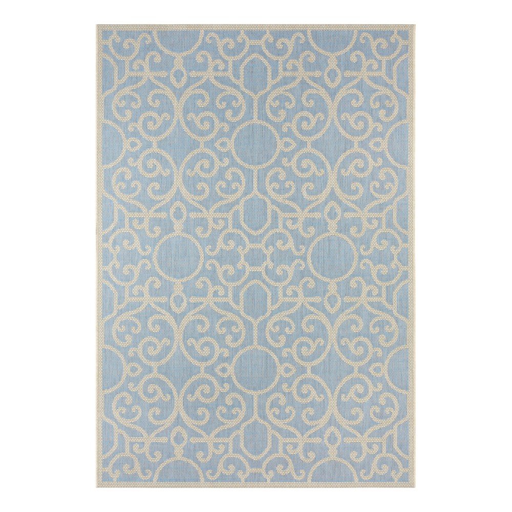 Modro-béžový venkovní koberec NORTHRUGS Nebo, 200 x 290 cm v:1337529