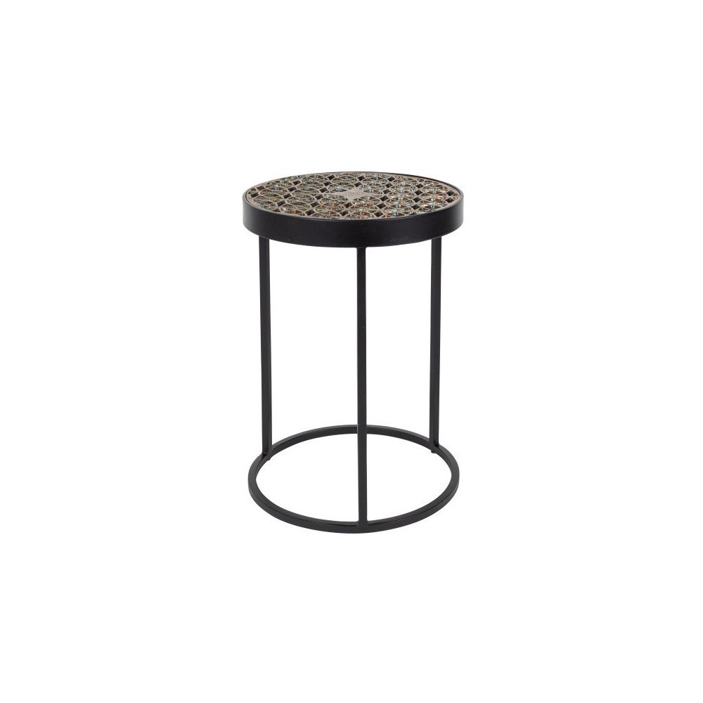 Kovový odkládací stolek Dutchbone Sari, ⌀ 33 cm v:1045518