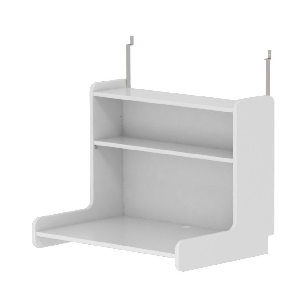 Bílá závěsná polička k dětské posteli Flexa White, délka 70 cm v:1294886