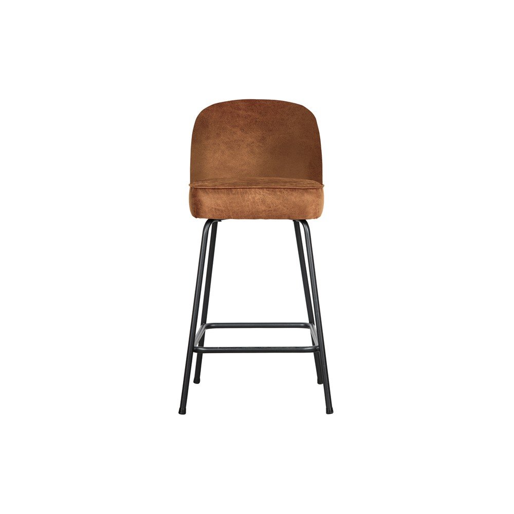 Hnědá barová židle BePureHome Vogue Cognac, výška 64 cm v:1362739