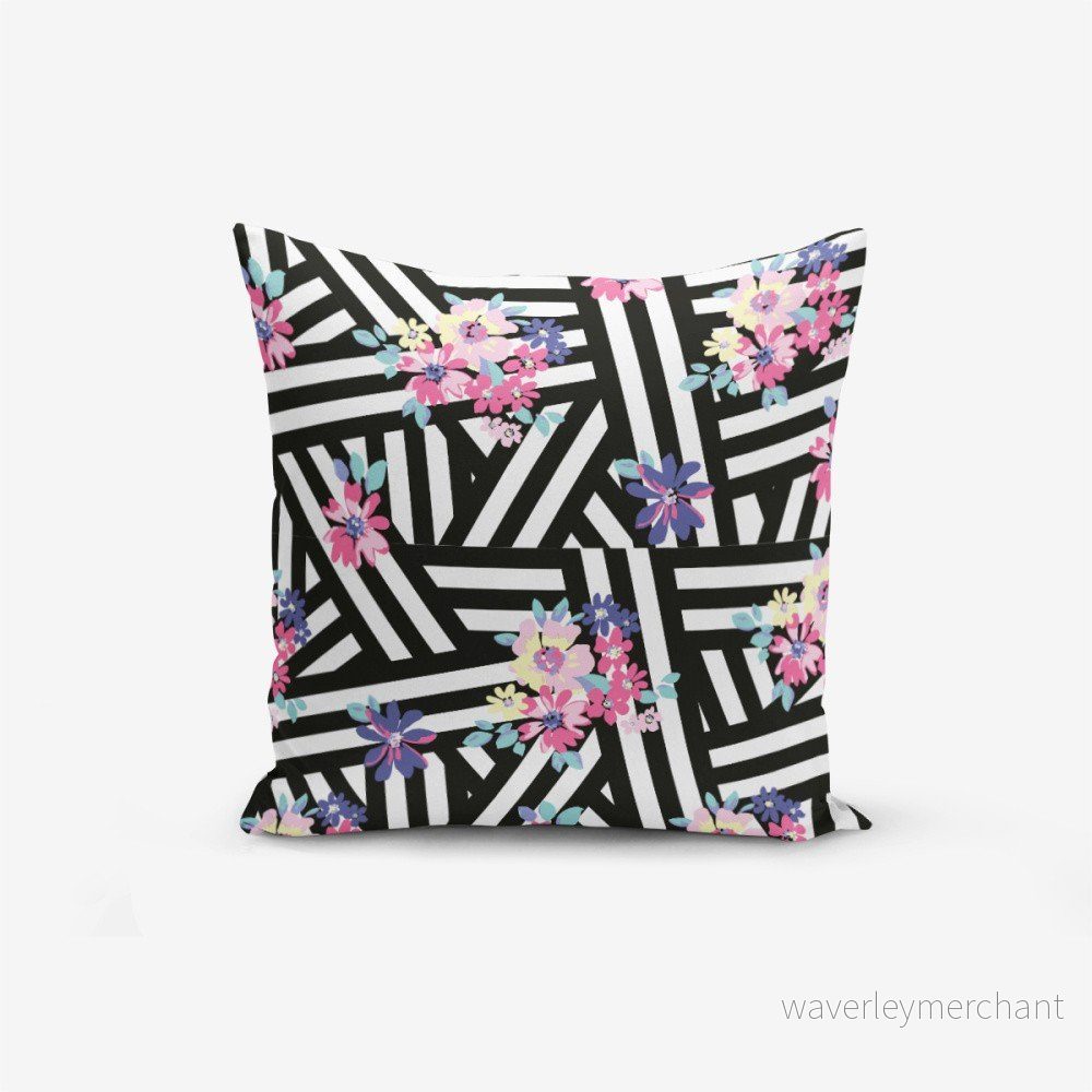 Povlak na polštář s příměsí bavlny Minimalist Cushion Covers Colorful Zambak Moderk, 45 x 45 cm v:1166638