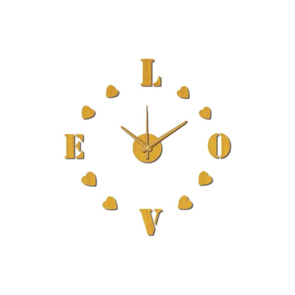 Nástěnné nalepovací hodiny Mauro Ferretti Love, ⌀ 60 cm v:1165476