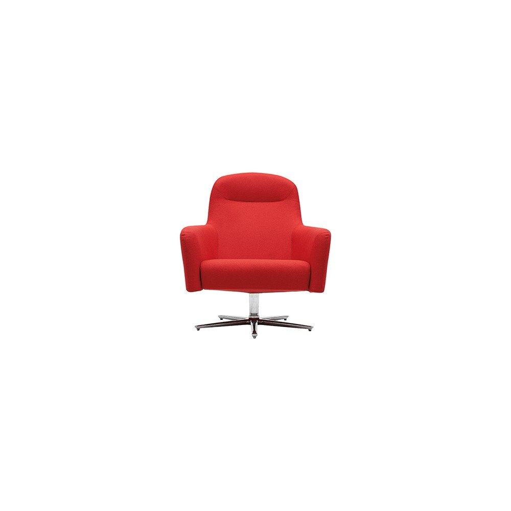 Červené otočné křeslo Softline Havana Low Swivel v:1373261