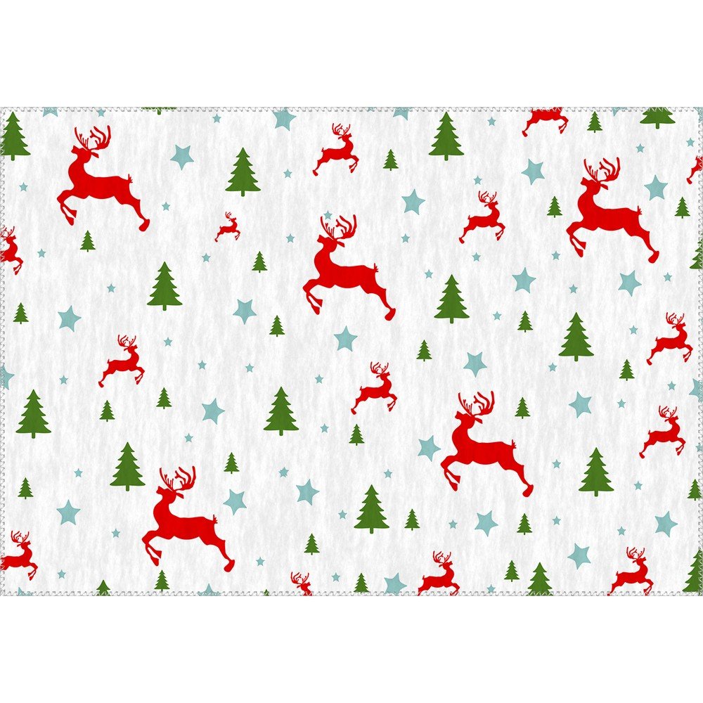 Koberec Vitaus Christmas Period Deer Pattern, 50 x 80 cm v:1320140