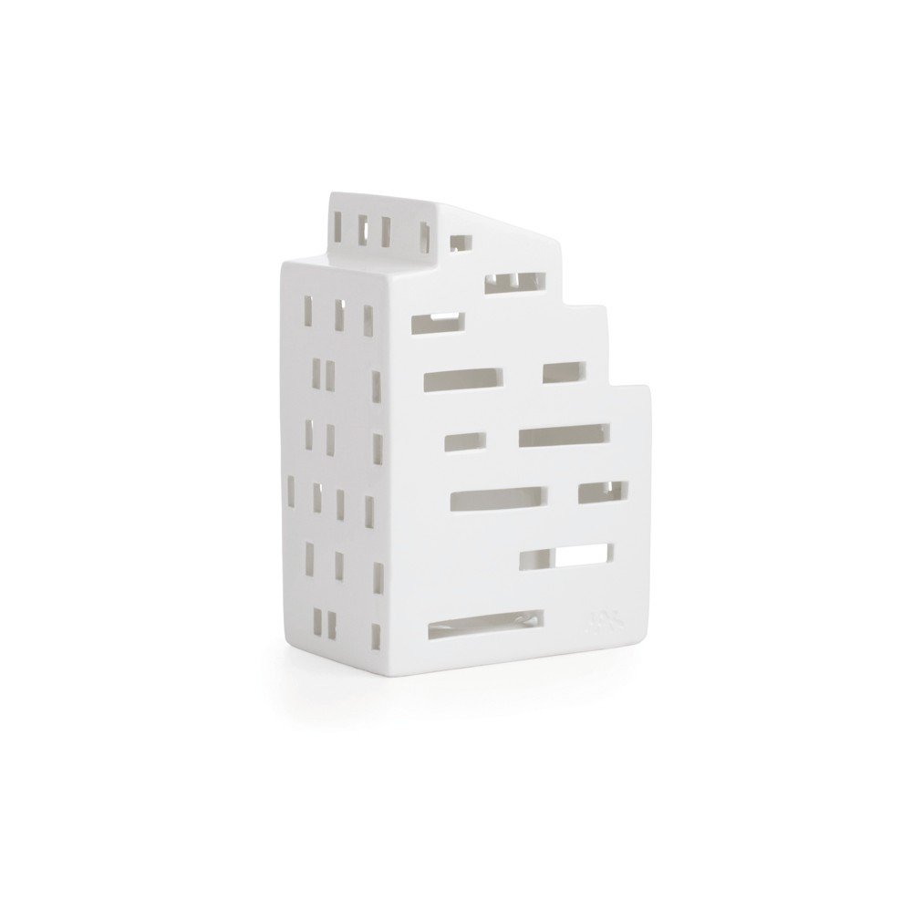 Bílý keramický svícen Kähler Design Urbania Lighthouse Kubis v:1301592