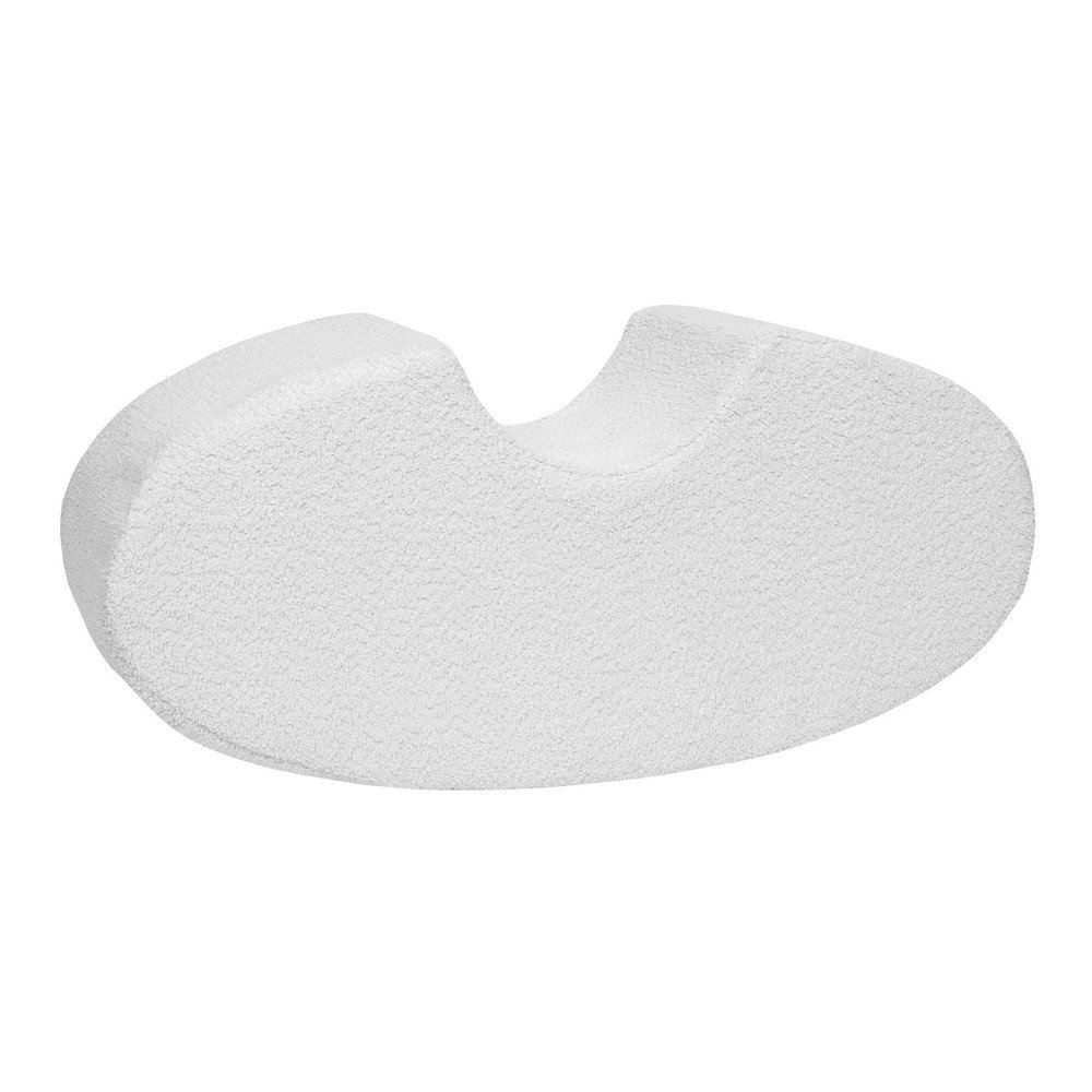 Bílá houpačka z materiálu bouclé výška 80 cm 35x24 cm – Meowbaby v:1931778