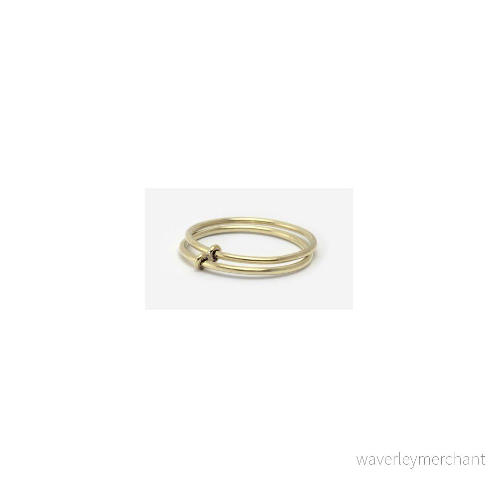 Zlatý prsten Bepart Double Finger, vel. 53 v:789438