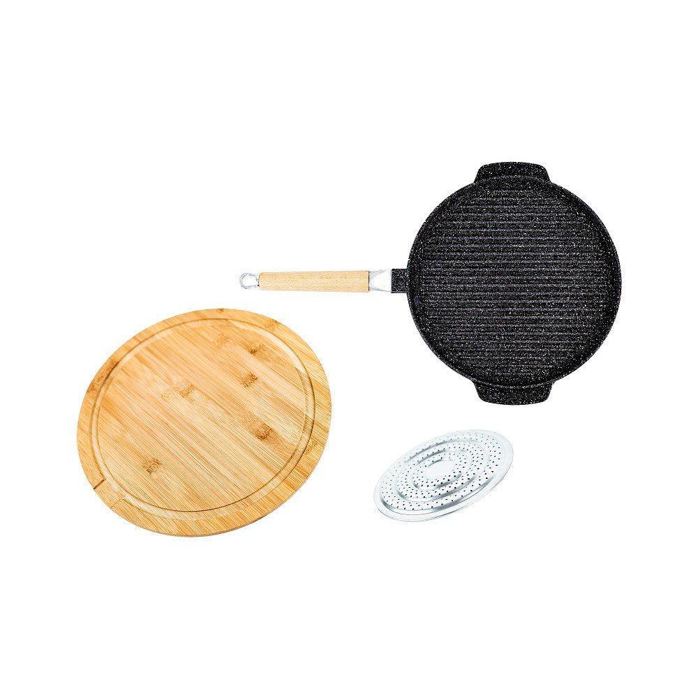 Set grilovací pánve s příslušenstvím Sirio Battera, ⌀ 28 cm v:838640