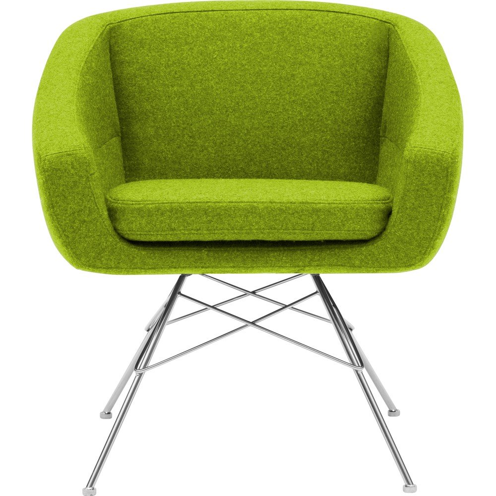 Světle zelené křeslo Softline Aiko v:1194324