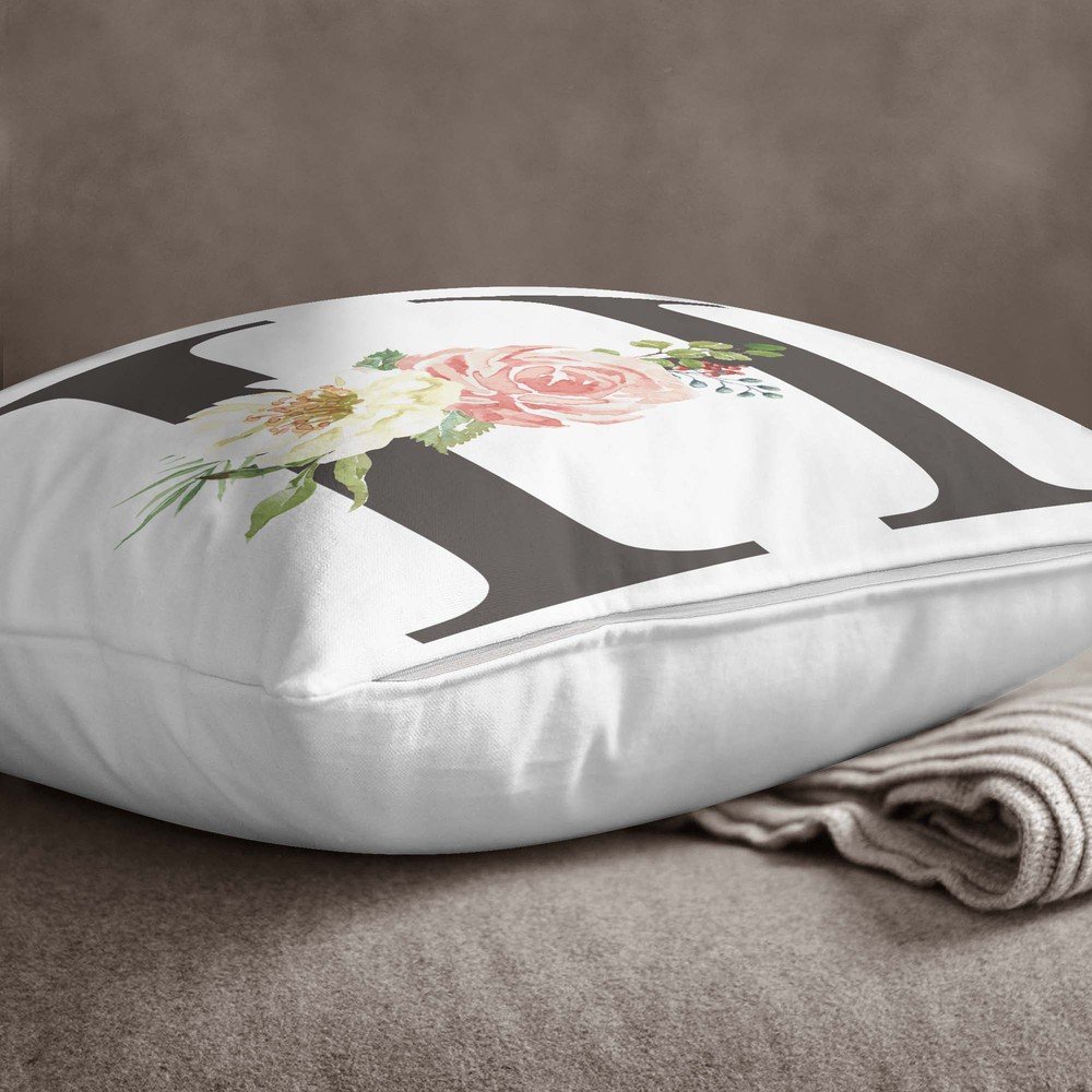 Povlak na polštář Minimalist Cushion Covers Floral Alphabet H, 45 x 45 cm v:1340231