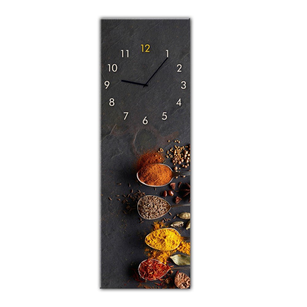Nástěnné hodiny Styler Glassclock Spices, 20 x 60 cm v:1144740