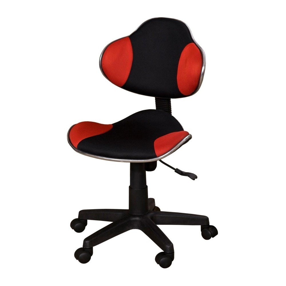 Červenočerná kancelářská židle SOB Office v:868108