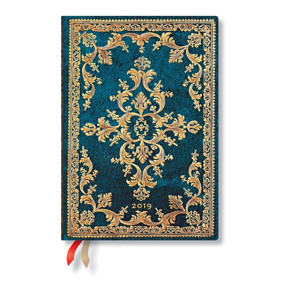 Diář na rok 2019 Paperblanks Metauro Horizontal, 13 x 18 cm v:1136050