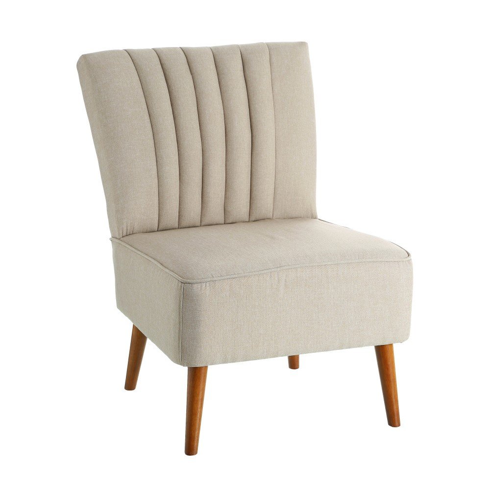 Krémové křeslo Denzzo Weave v:803976