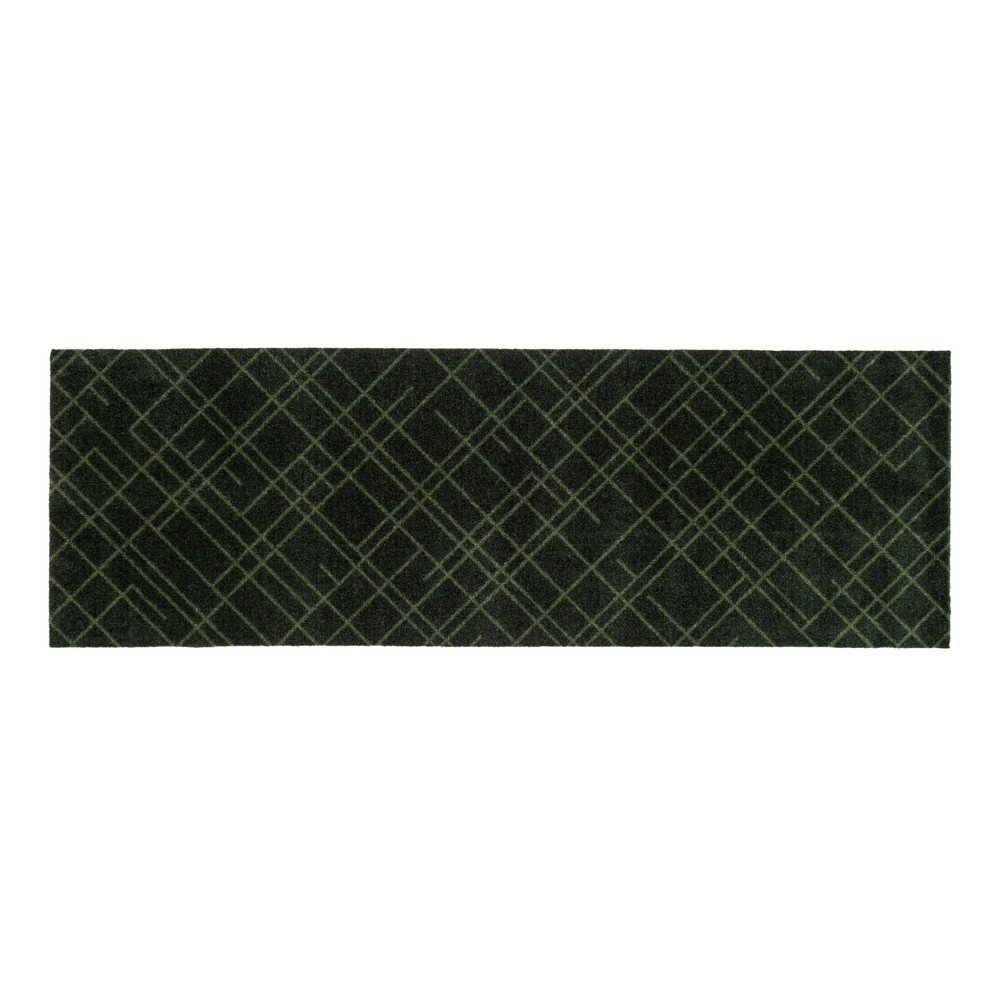 Tmavě zelená rohožka tica copenhagen Lines, 67 x 200 cm v:1312820