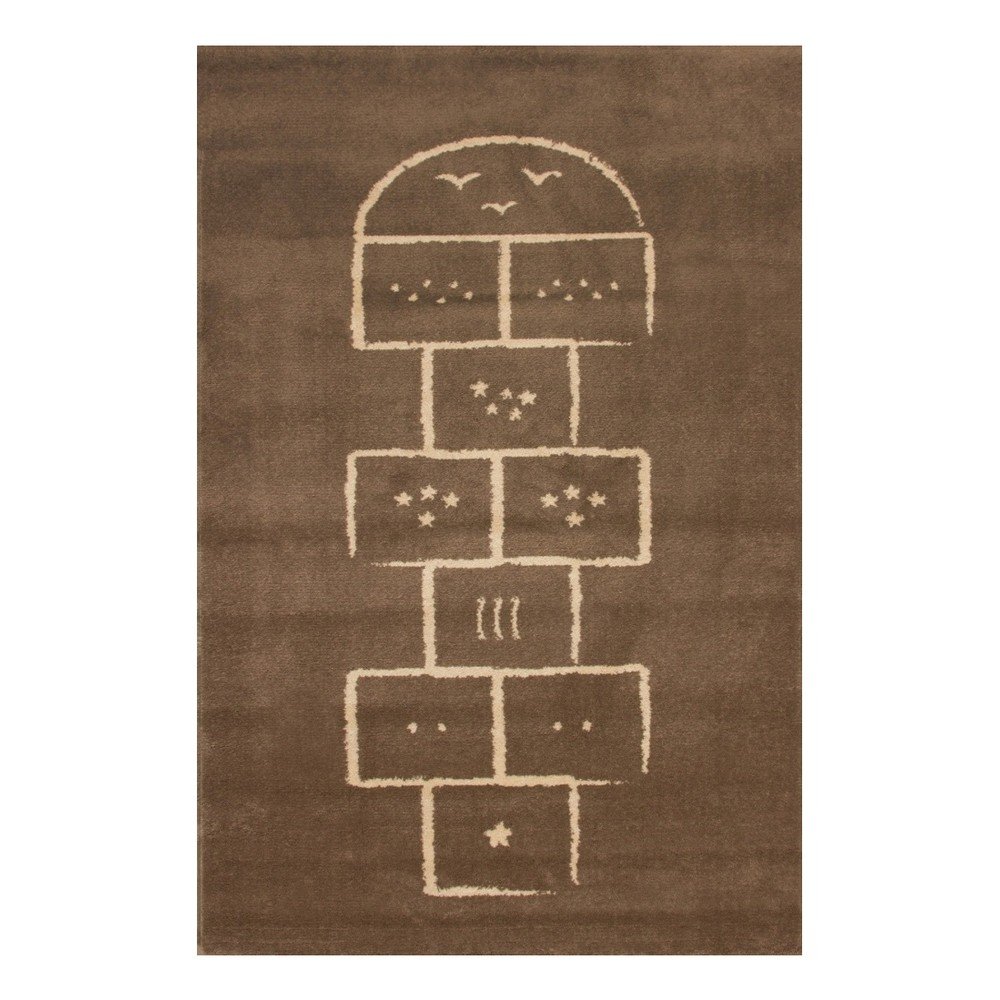 Hnědý koberec Art For Kids Hopscotch, 100 x 150 cm v:826032