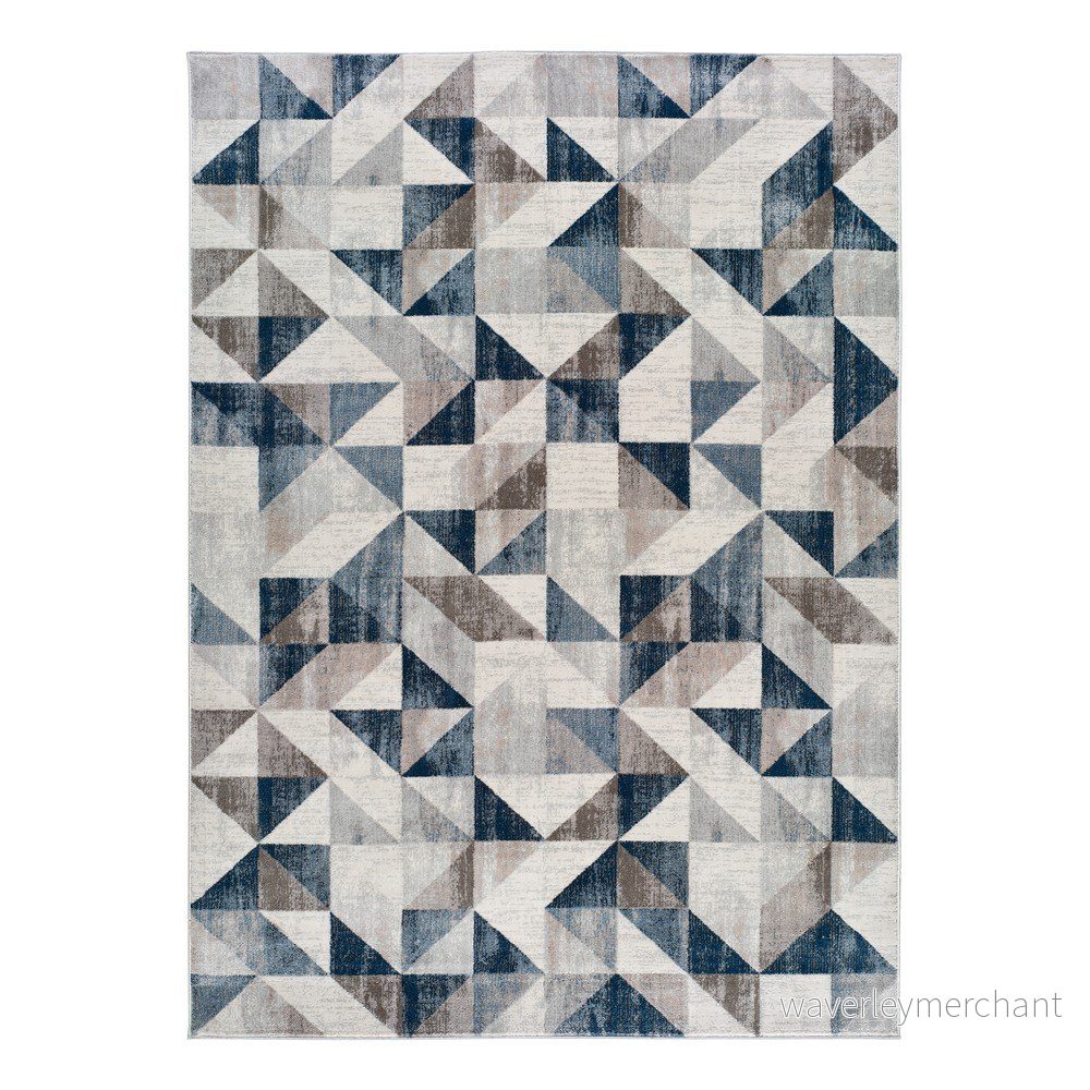Šedo-modrý koberec Universal Babek Mini, 133 x 195 cm v:1391033