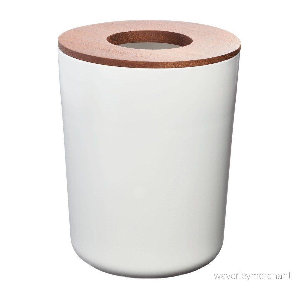 Bílý odpadkový koš iDesign Eco Vanity v:1407701