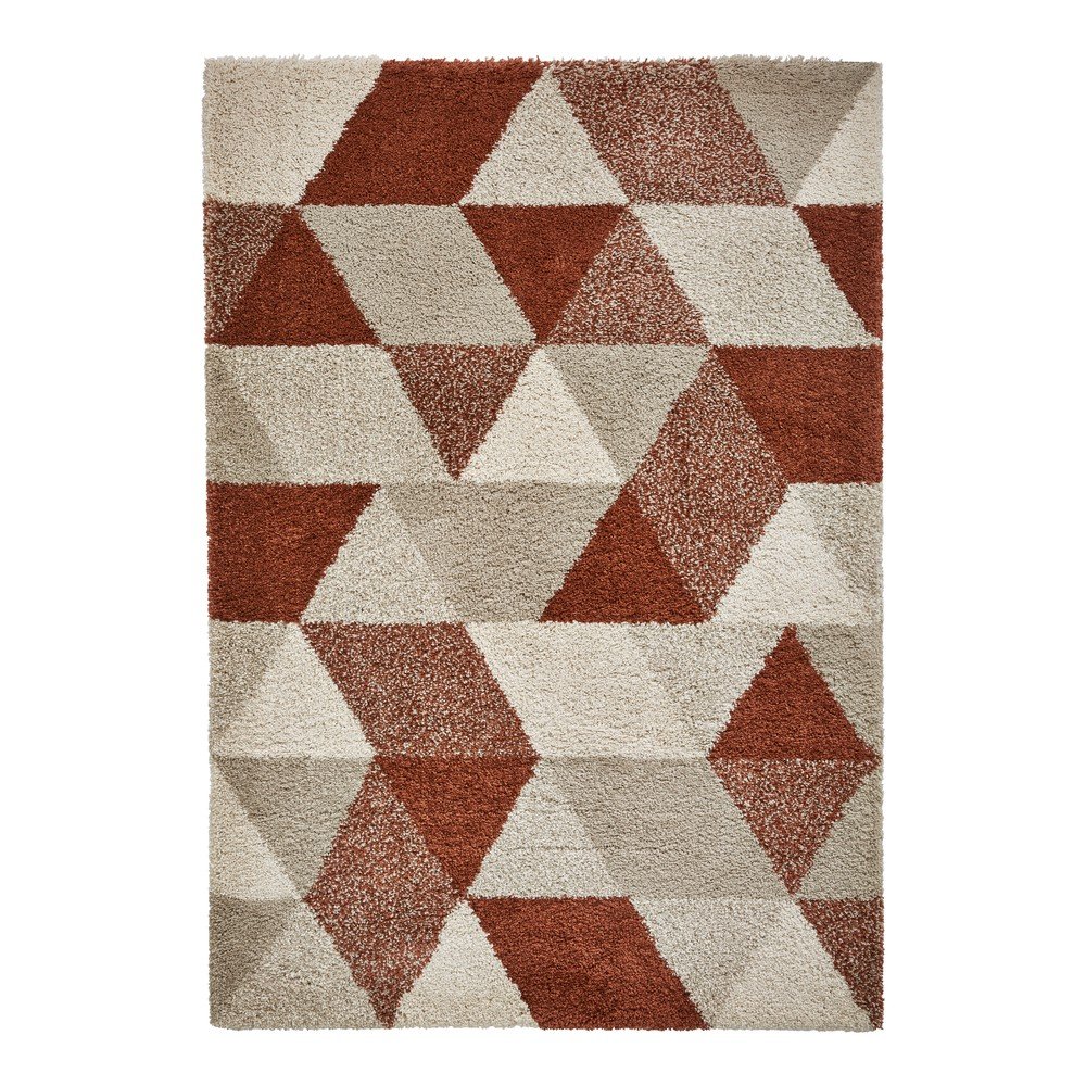 Tmavě červený koberec Think Rugs Royal Nomadic Angles, 160 x 220 cm v:1316516