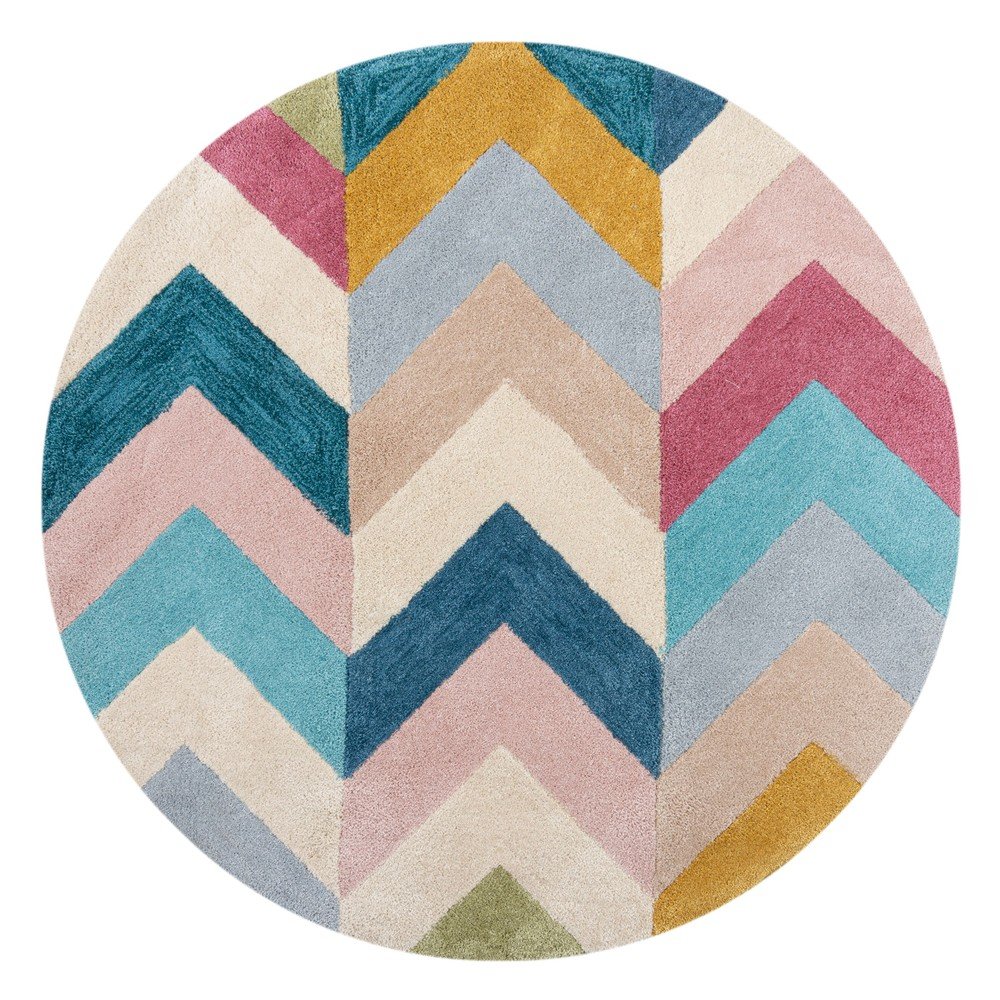 Koberec Flair Rugs Chroma, ø 133 cm v:1399351
