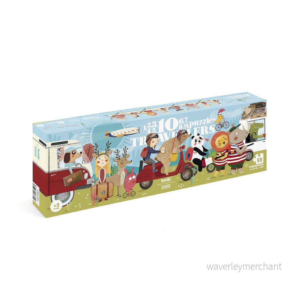 Dlouhé puzzle cestovatelé Londji v:1356535
