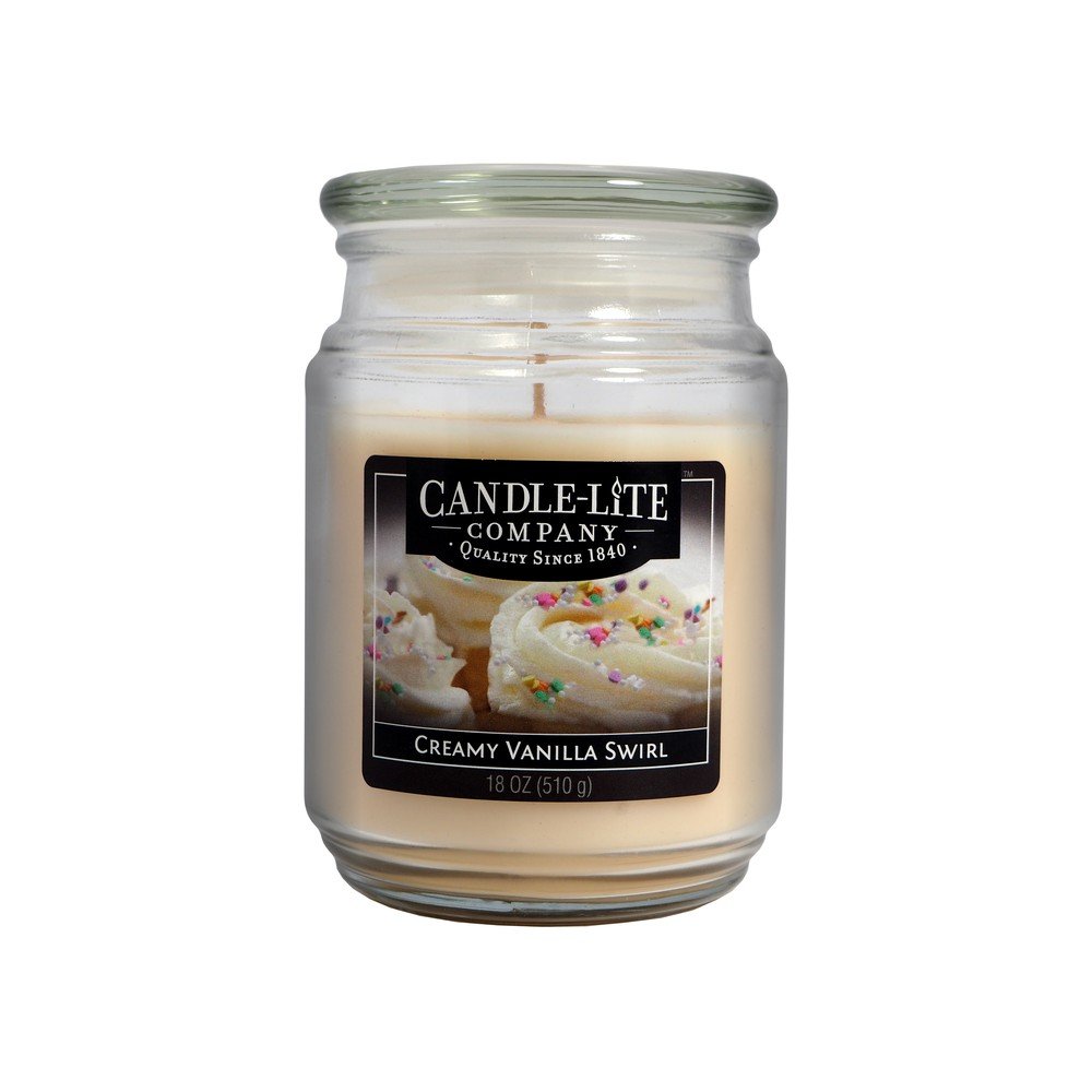 Vonná svíčka ve skle s vůní vanilky Candle-Lite, doba hoření až 110 hodin v:1313716