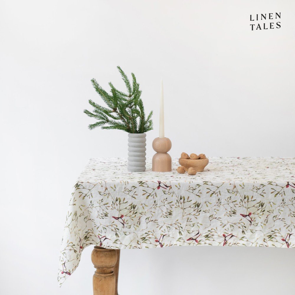Lněný ubrus s vánočním motivem 140x300 cm – Linen Tales v:1567918