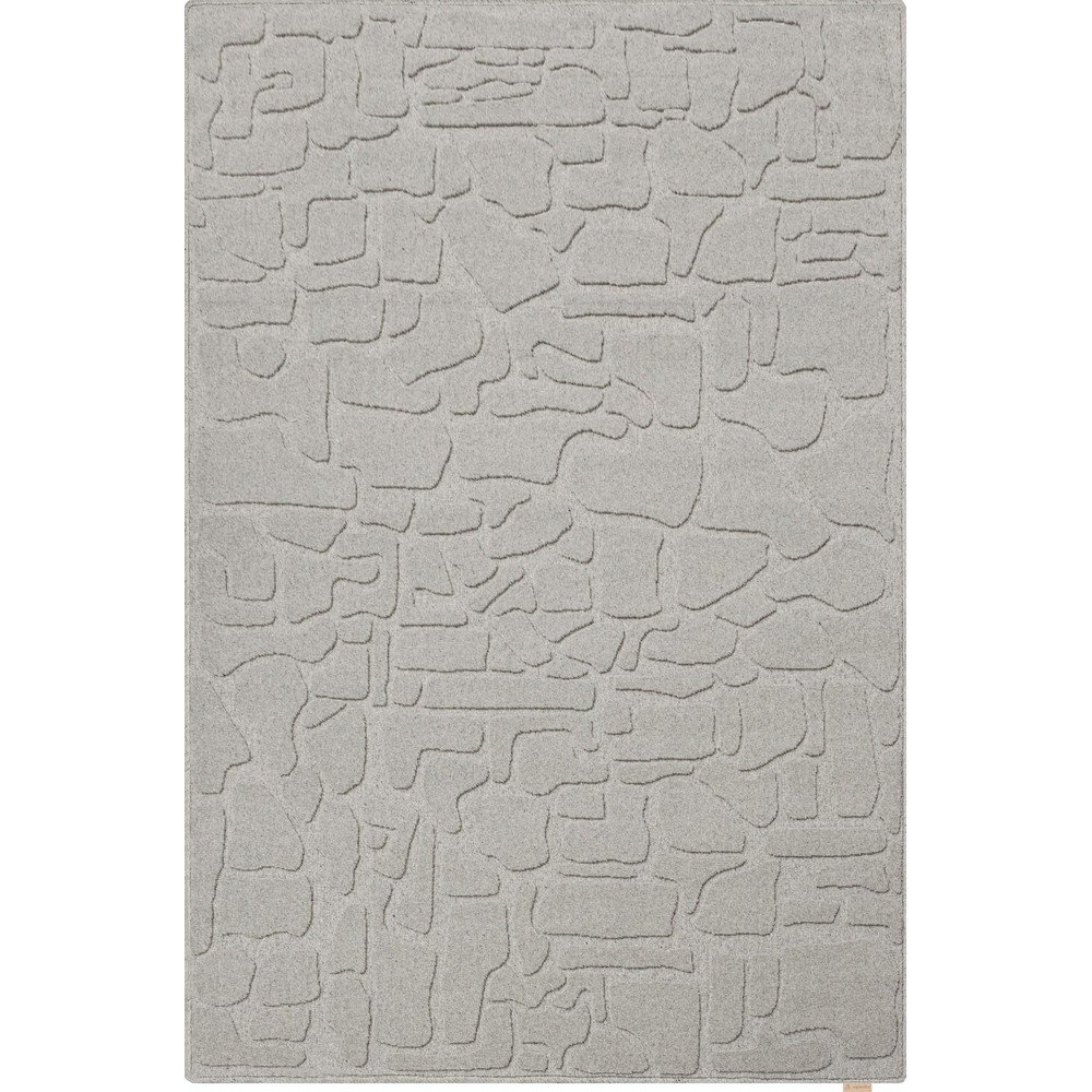 Šedý vlněný koberec 160x230 cm Morphic Dunes – Agnella v:1716008
