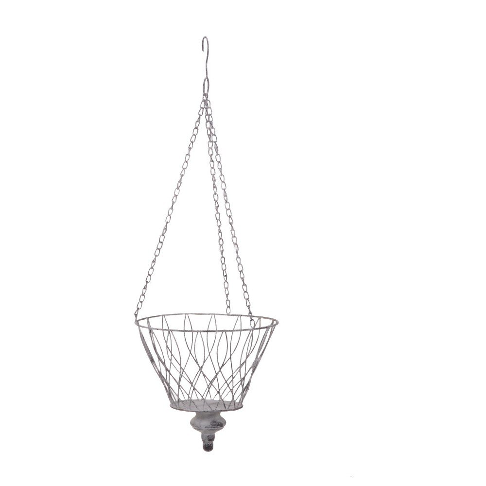 Kovový závěs na květináč Dino Bianchi, délka 27 cm v:1001910
