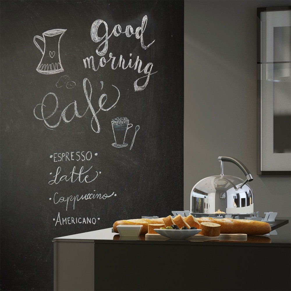 Set samolepicí nástěnné tabule a 4 tekutých kříd Ambiance Giant Chalkboard, 120 x 200 cm v:1311510