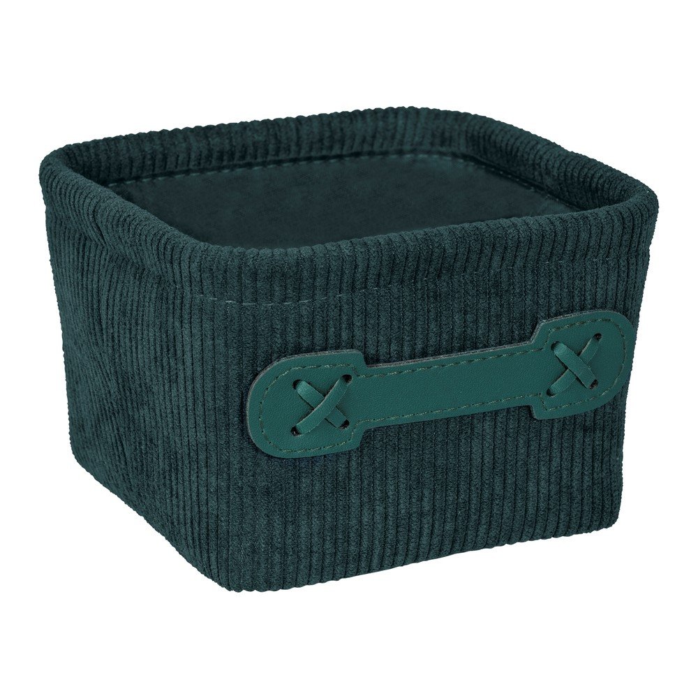 Tmavě zelený úložný box Wenko Anela, 14 x 9 cm v:1438753