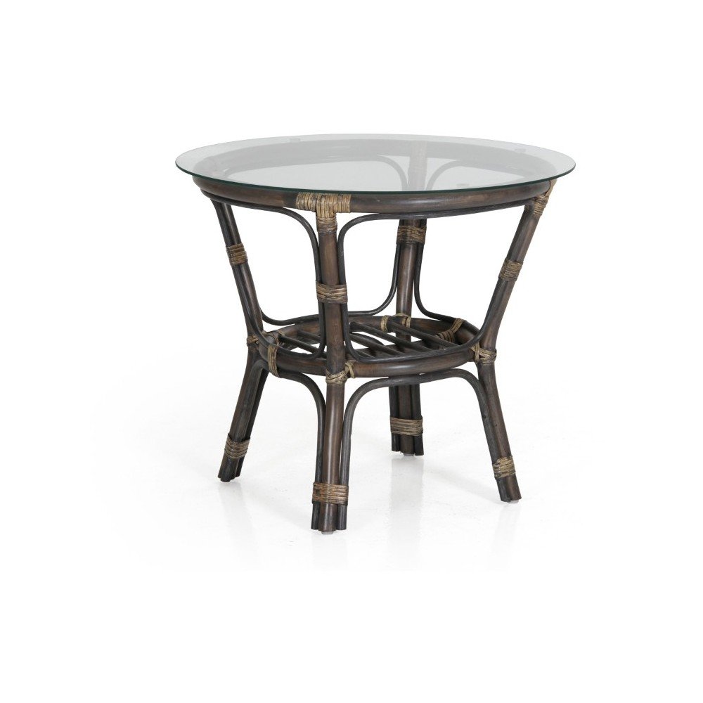 Šedý zahradní stolek Brafab Kubor, ∅ 65 cm v:1077950