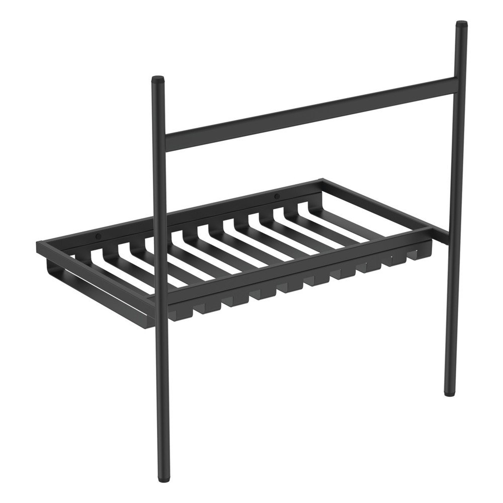 Černý kovový podstavec pod umyvadlo 56x82 cm Conca – Ideal Standard v:1648300