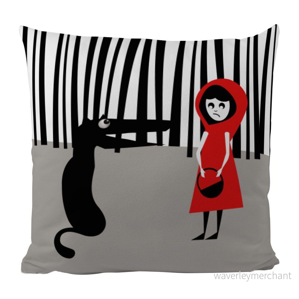Polštář Black Shake Red Hood, 50 x 50 cm v:699188