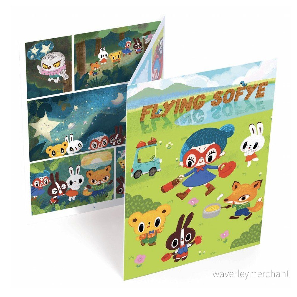 Komiks k dotvoření Djeco Flying Sofye v:1401343