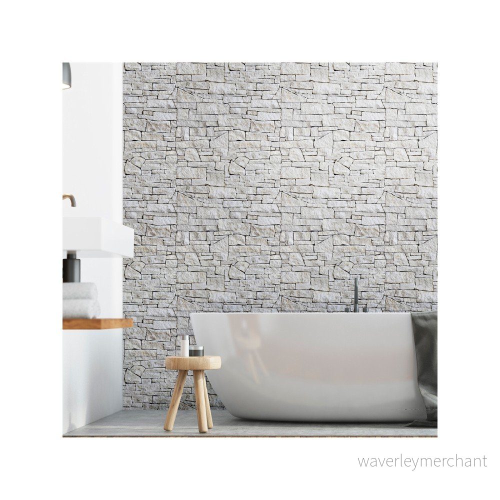 Nástěnná samolepka Ambiance Wall Materials Stones of The Midi, 40 x 40 cm v:1181688