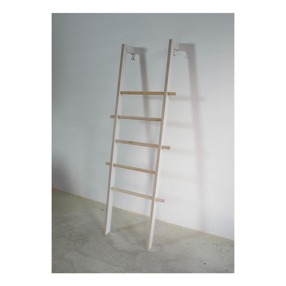 Bílý věšák z březového dřeva Tidy Boy TB.3.1 Ladder v:1005134