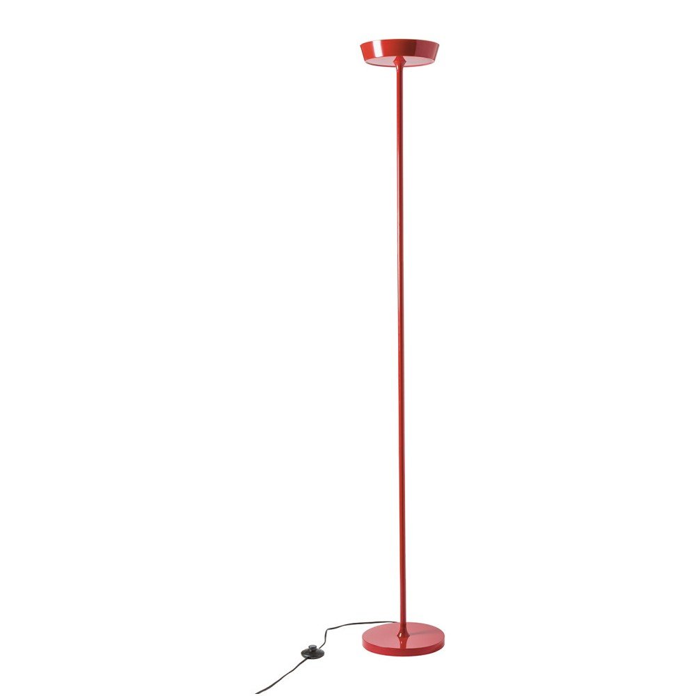 Červená stojací lampa SULION Dordona v:1162698