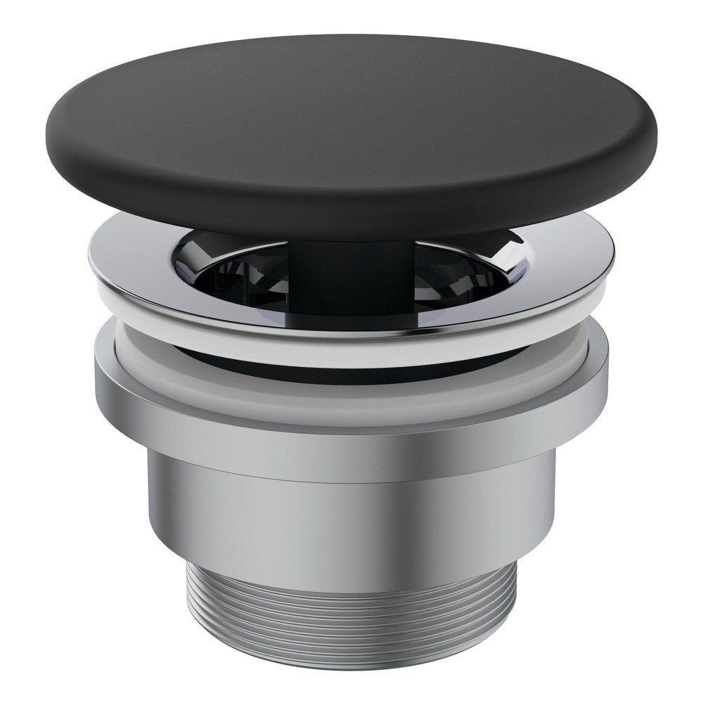 Matně černá umyvadlová výpusť ø 7 cm Ipalyss – Ideal Standard v:1726436